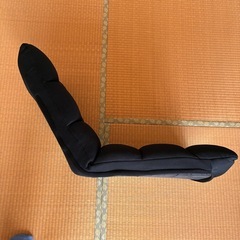 座椅子、カバー付の画像