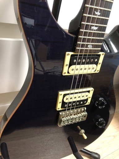 ギター　PRS  custom24 ポールリードスミス  Ibanez Paul Reed Smith エレキギター レスポール ブラ