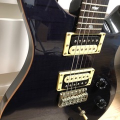 ギター　PRS  custom24 ポールリードスミス  Ibanez Paul Reed Smith エレキギター レスポール ブラック　ギブソンの画像