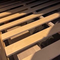 【セミダブル】すのこベッドフレームの画像