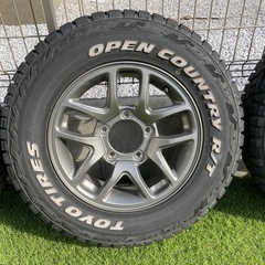 ジムニー タイヤホイール 4本セット open counrty rtの画像