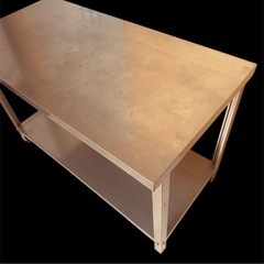 調理台　作業台　ステンレススチールの画像