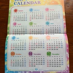 ディズニーの2026年カレンダーの画像