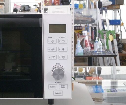 アマダナ フラットオーブンレンジ 2021 年製 AT-DR22 18L ホワイト TAGlabel by amadana☆ 札幌市 北区 屯田