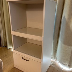 キッチンボード　レンジや炊飯器設置に便利の画像