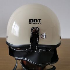 ポリス型バイクヘルメットXL 新品未使用の画像