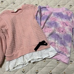 女の子　冬用トップス 7点　まとめ売り　120の画像