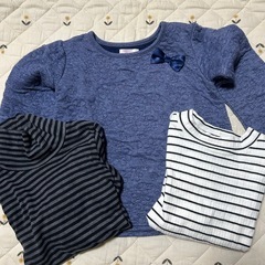 女の子　冬用トップス 7点　まとめ売り　120の画像