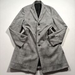 チェックのコート　ＸＬの画像