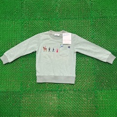 【リンクコーデ】ピープル刺繍スウェット(110cm)の画像