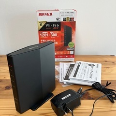 美品】BUFFALO WSR-1500AX2S-BK Wi-Fi 6ルーターの画像