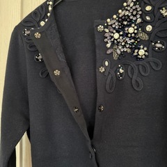 グレースコンチネンタル　ビジューカーディガンの画像