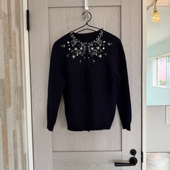 グレースコンチネンタル　ビジューカーディガンの画像