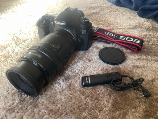 Canon EOS 60D 一眼レフ + Canon EF 70-210mm レンズ セット