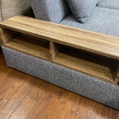 🧸人気🧸LOWYA 3Pソファ グレー カウチソファ ソファベッド 組み替え可能 収納スペース No.2733 NH の画像