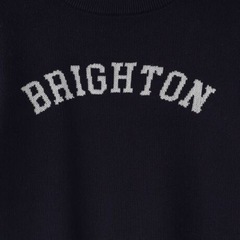 【リンクコーデ・洗える】ロゴジャカードニット 100cmの画像