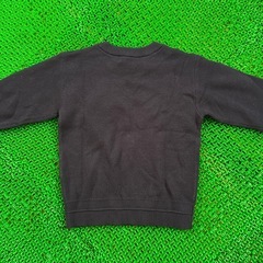 【リンクコーデ・洗える】ロゴジャカードニット 100cmの画像