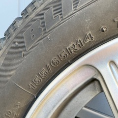 ☆ブリヂストン☆スタッドレスタイヤ☆2本セット☆155/65R14☆の画像