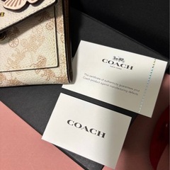 新品　COACH カスタム花装飾 三つ折り財布の画像