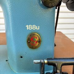 SINGER  ミシン　Blue Champion  188u　ミシン台付きの画像