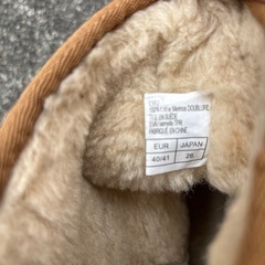 ムートンブーツの画像