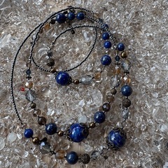 ラピスラズリネックレスの画像