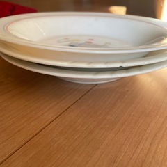 お花のお皿 3枚セット まとめ売りの画像