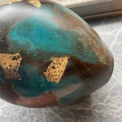 花瓶　高岡銅器の画像