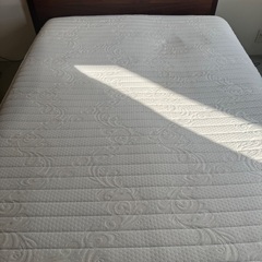 ダブルサイズベッド　マットレスセット　引き取り限定@品川の画像
