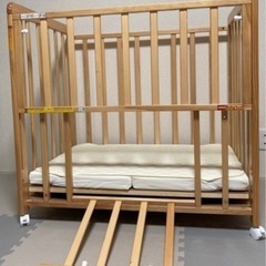 ヤトミ ハピネス ベビーベッドの画像