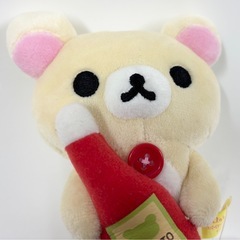 【タグ付き】こりらっくま ぬいぐるみ 小サイズ ケチャップの画像