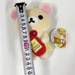 【タグ付き】こりらっくま ぬいぐるみ 小サイズ ケチャップの画像