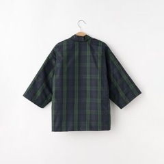 ◆【リンクコーデ】チェック柄はんてん(110/120cm)の画像