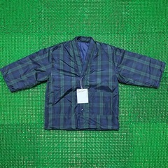 ◆【リンクコーデ】チェック柄はんてん(110/120cm)の画像