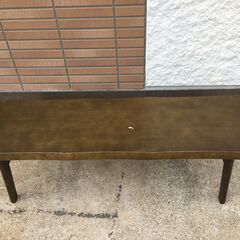 JM20510Y 株式会社大川家具 RIZ（リズ）ベンチ 130 ・外寸 　幅：約130cm 高さ：約42cm 奥行：約40cm中古品【取りに来られる方限定】の画像