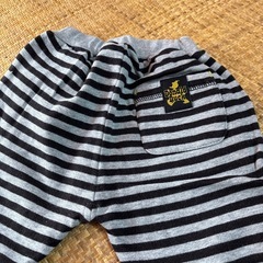 Disney babyのボーダー柄レギンスパンツの画像