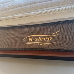 ダブルサイズベッド　マットレスセット　引き取り限定@品川の画像