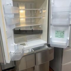 リサイクルショップどりーむ天保山店　No808 大型冷蔵庫　４１５L　三菱　２００８年製　自動製氷機能のみ故障　その他動作確認OK🎵　３か月保証付きの画像