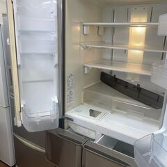 リサイクルショップどりーむ天保山店　No808 大型冷蔵庫　４１５L　三菱　２００８年製　自動製氷機能のみ故障　その他動作確認OK🎵　３か月保証付きの画像