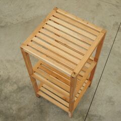 ≪NX027≫ Francfrancの棚 36x36x78.5cm フランフラン/オープンラック/中古家具/仙台港インター降りてすぐ/リユースストレージ仙台の画像