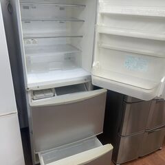リサイクルショップどりーむ天保山店　No1883 ３ドア冷蔵庫　３４５L　SHARP　２００９年製　動作確認OK🎵の画像