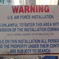 希少 本国米空軍 アリゾナ州にあるTitan Missile Museum　看板の画像