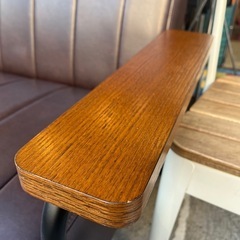 傷・汚れに強い 2人掛けソファ(ステイン2KD Nシールド DBR) / 2 Seater Sofa Stain2 KD N-Shield Dark Brown Fake Leather Style 合皮 ニトリ NITORI 美品 2シーター 2P 2人がけ アームソファ アイアン スチール レザー調 ブラウン リビング カフェ風 モダン ヴィンテージ 北欧 男前 西海岸 コンパクトソファ アームレスト 2025年11月購入　 の画像