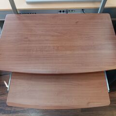 YAMAZEN　パソコンデスク　PCデスク　山善　棚付き　コンセント付　キャスター　サイズ（約）幅80×奥55×高131　　■近隣配送無料 買取GO‼　栄和店の画像