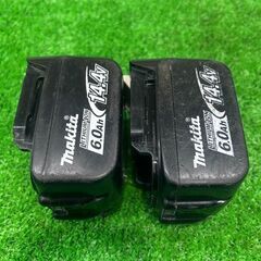 マキタ(makita) BL1460B リチウムイオンバッテリー 14.4V/6.0Ah 2個セット　充電回数37回、44回【船橋馬込店】【店頭取引限定】【中古】管理番号：ITV6BB1AO00Wの画像