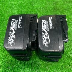 マキタ(makita) BL1460B リチウムイオンバッテリー 14.4V/6.0Ah 2個セット　充電回数37回、44回【船橋馬込店】【店頭取引限定】【中古】管理番号：ITV6BB1AO00Wの画像