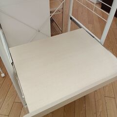 ★リユースのサカイつくば店★TK7593  レンジ台 ナチュラル H100×D48×W60 クリーニング済みの画像