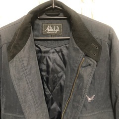 レトロ　adange sensitive 少しダークネイビー 紺色　ジャケット 昔のMの画像