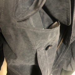 レトロ　adange sensitive 少しダークネイビー 紺色　ジャケット 昔のMの画像