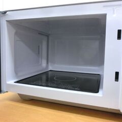 電子レンジ 山善 2023年製 YRV-F230 あたため専用 フラット庫内 ホワイト 白 札幌市 西野店の画像